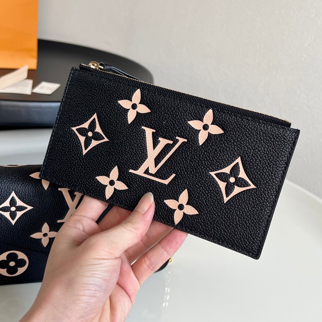 M80482 Pochette Félicie 黑色壓花鏈條包-6
