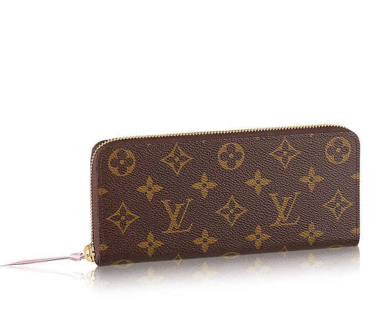 lv M61298 Clemence 長夾  Monogram 芭蕾粉