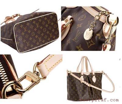 lv m40145 PALERmO Pm原花紋手提肩背斜背兩用皺摺包COZY賈欣惠-2