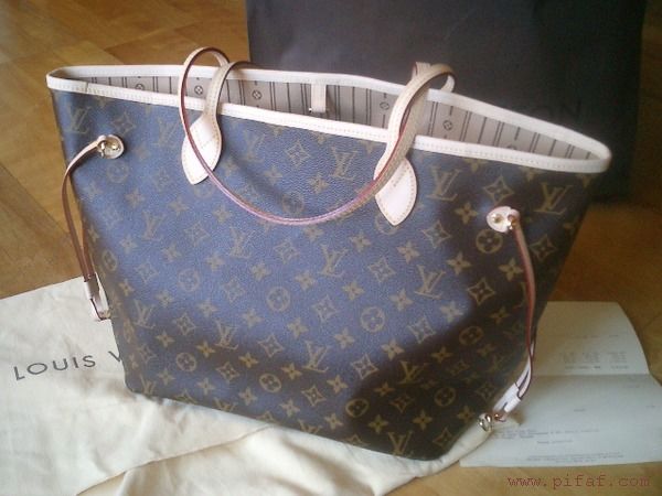 lv m40156 07春夏款NEVER FULL中號經典老花雙耳兩用購物包
