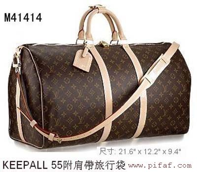 lv m41414 有背帶旅行袋 55公分
