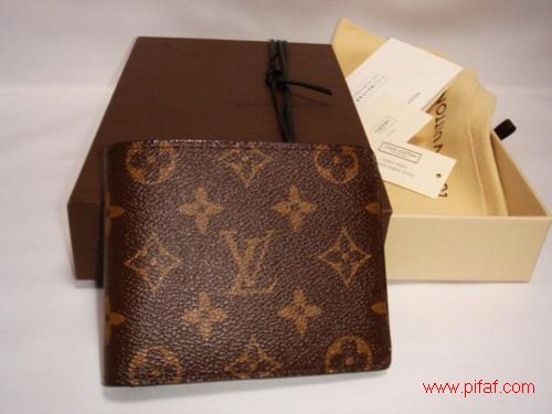 lv m60930 老花系列短夾