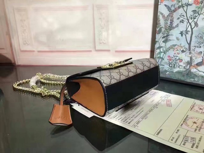 409487斜背包 長20CM 黑色-4