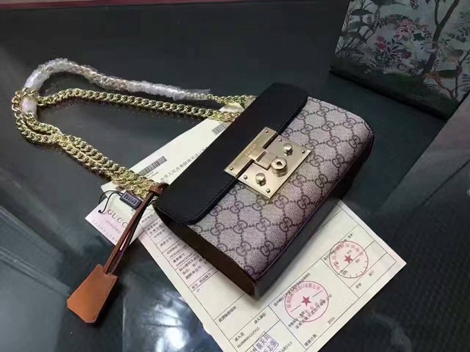 409487斜背包 長20CM 黑色-5