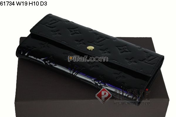 lv皮夾 m61734黑光皮-3