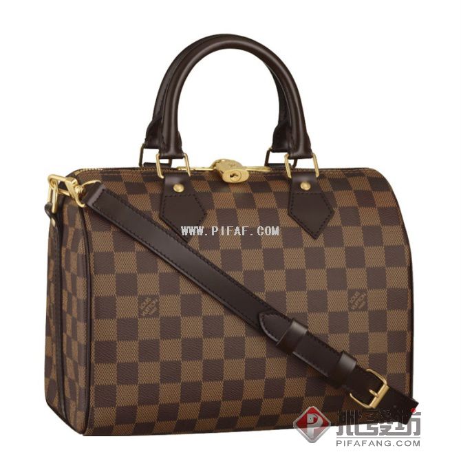lv n41181 25CM棋盤格波士頓包