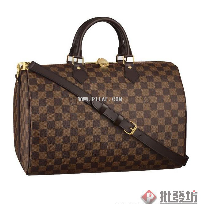 lv n41182 35CM棋盤格波士頓包