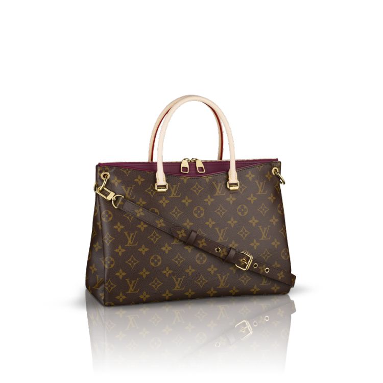 LV Pallas-手袋-MONOGRAM-M40906紫紅色