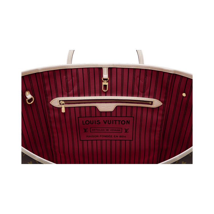 lv Neverfull-大號手袋-MONOGRAM-M40991熒光粉色-3