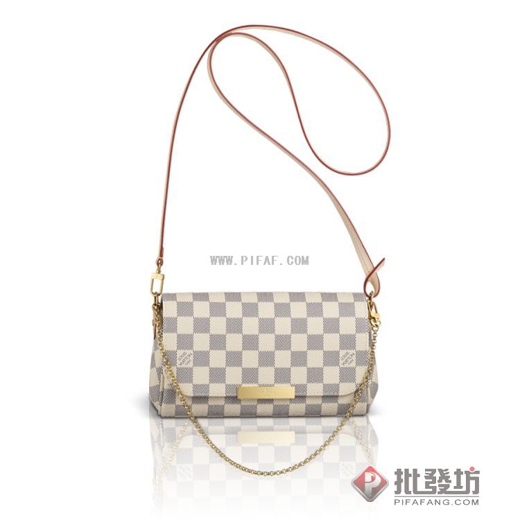 LV Favorite-PM-LG-DAMIER-AZUR-N41277