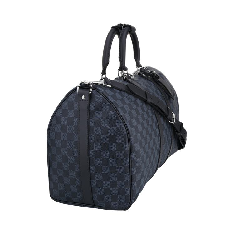 lv黑色棋盤格 旅行包Keepall-45-DAMIER-COBALT-N41349-2