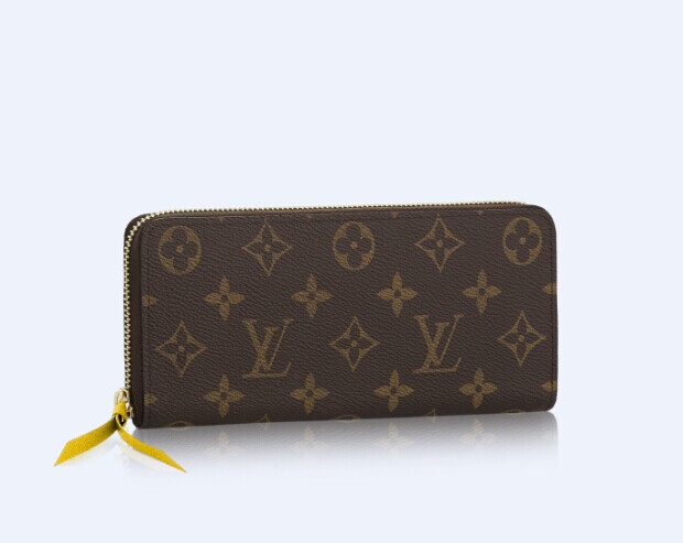 LV M60744黃色Clemence 拉鏈長夾