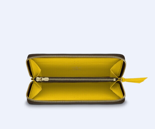 LV M60744黃色Clemence 拉鏈長夾-2