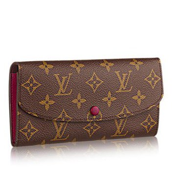 lv Emilie 錢夾 m60697 熒光粉色