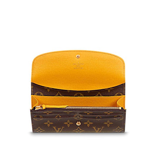 lv Emilie 錢夾 m60698 芒果黃-2