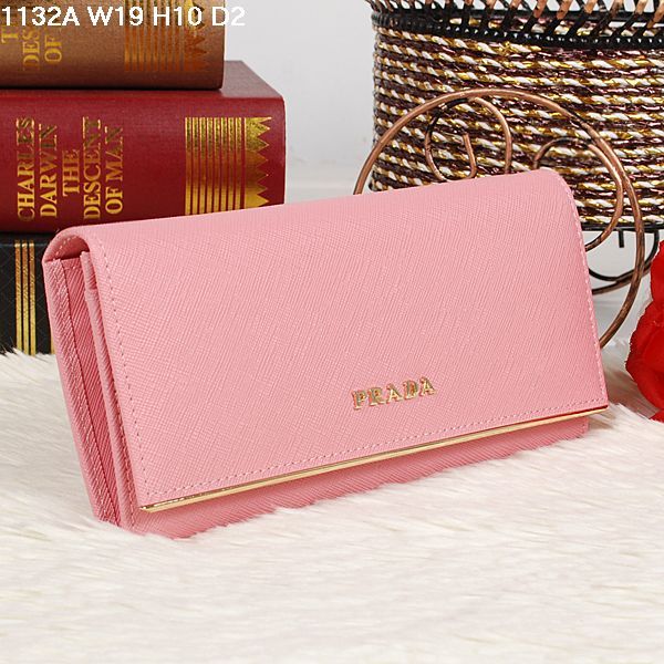 PRADA 長夾1132A 粉紅-2