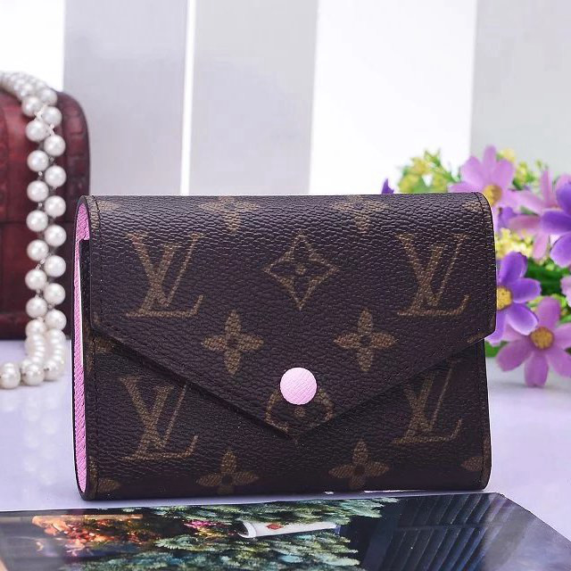 M62360 VICTORINE 粉色短夾夾