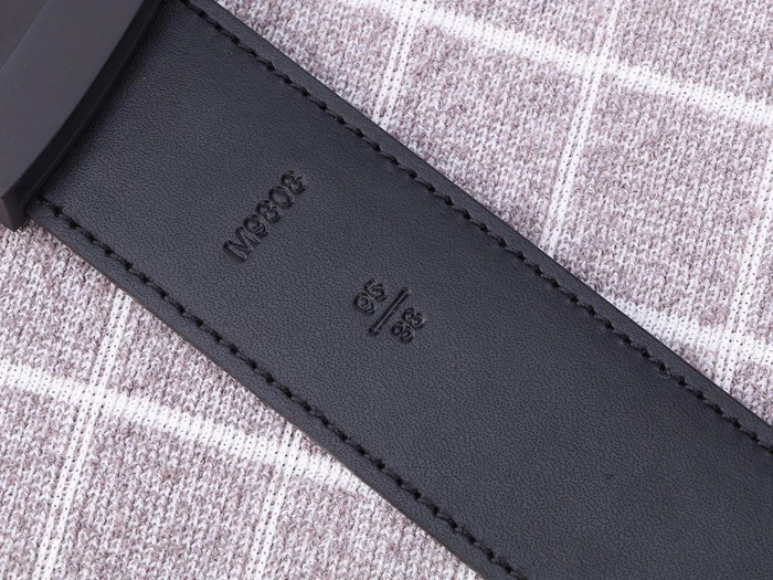 LV V扣 皮帶 牛皮 多色	-9