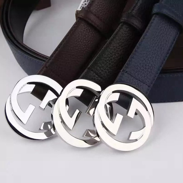 G 牛皮皮帶三色 寬38MM