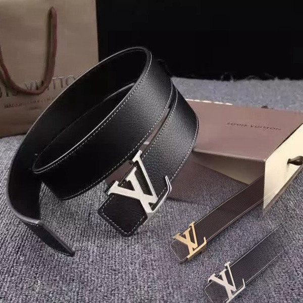 LV 原版 頭層牛皮 皮帶 寬40mm