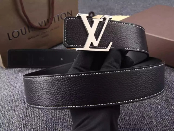 LV 原版 頭層牛皮 皮帶 寬40mm-6