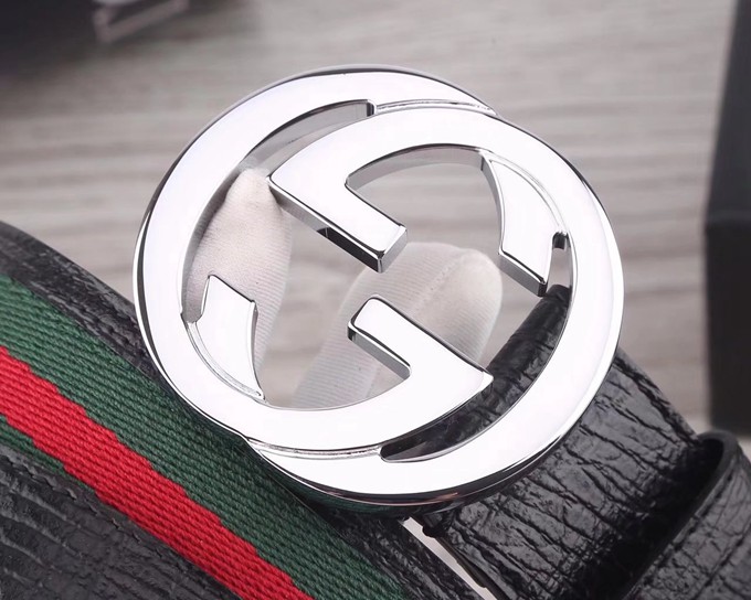 G 經典 原版 皮帶 黑色底 寬4cm-3