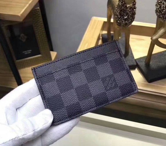 N61722 Damier 帆布 卡片夾 黑色格子-3
