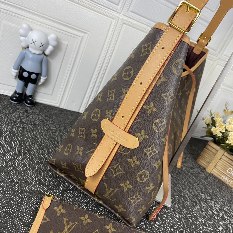 M46205 CARRYALL 老花 大號中古肩背包 39x30x15-5