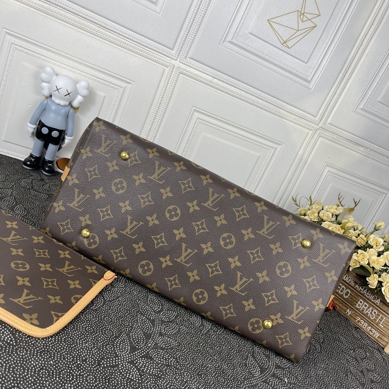 M46205 CARRYALL 老花 大號中古肩背包 39x30x15-7