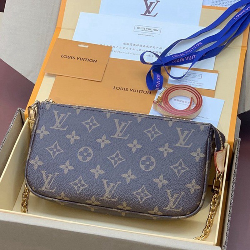 頂級原單 M82766 新版 大號麻將包 POCHETTE ACCESSOIRES 手袋23.5x13.5x4cm-2