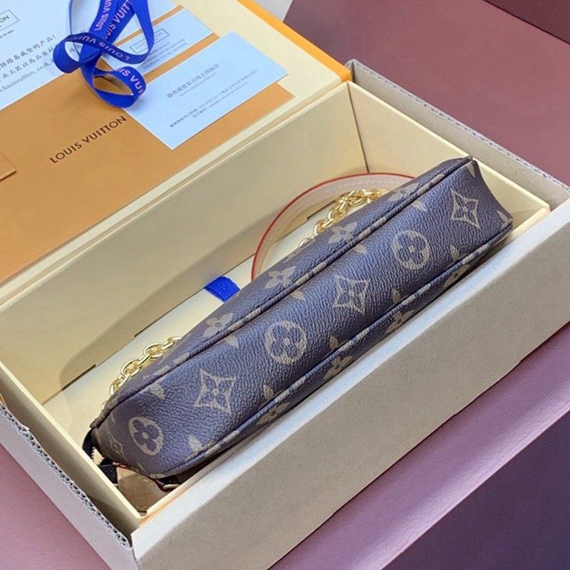 頂級原單 M82766 新版 大號麻將包 POCHETTE ACCESSOIRES 手袋23.5x13.5x4cm-5