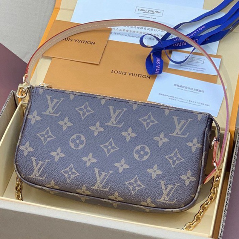 頂級原單 M82766 新版 大號麻將包 POCHETTE ACCESSOIRES 手袋23.5x13.5x4cm