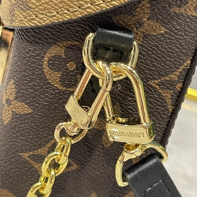 LV M82465 CAMERA BOX手袋 文詠珊同款爆款拼色盒子手機包單肩斜背包-7