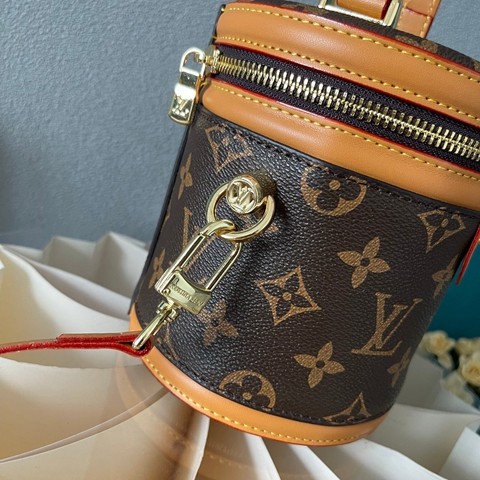 LV M82952 NANO CANNES 手袋 發財桶 爆款手提單肩包14.5 x 14 x 12CM-10