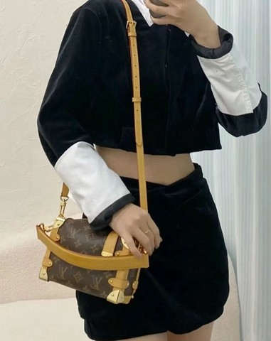LV M46815 SIDE TRUNK 中號手袋 單肩斜挎兩用包