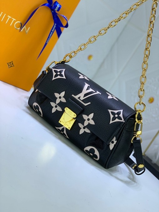 LV M45836 FAVORITE 壓紋軟粒面包包 單肩手提包-17
