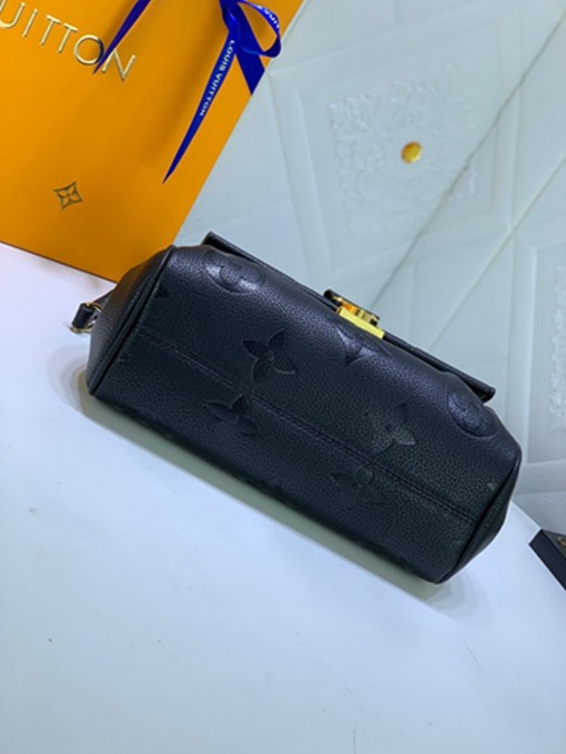 LV M45813 FAVORITE手袋 黑色壓花手提單肩包包-7