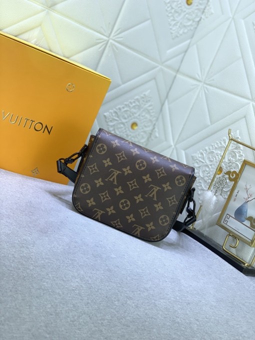 LV M47060老花  男包郵差包系列 MONTSOURIS 小號郵差包 斜背包-3