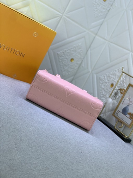 LV M47135 Monogram Empreinte 壓紋皮革小號托特包-3