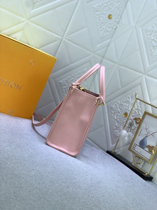 LV M47135 Monogram Empreinte 壓紋皮革小號托特包-4
