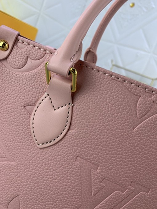 LV M47135 Monogram Empreinte 壓紋皮革小號托特包-5
