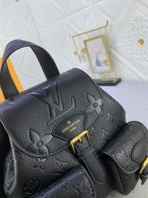 LV venice M47074 壓花雙肩包包-6
