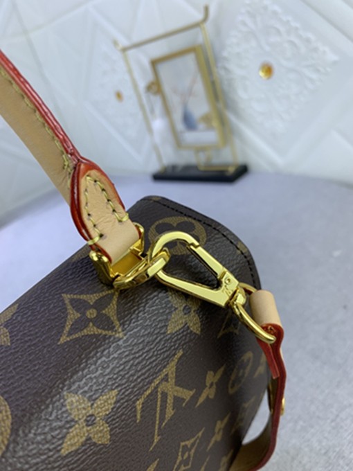 LV M46548扇形手提斜挎包包-7