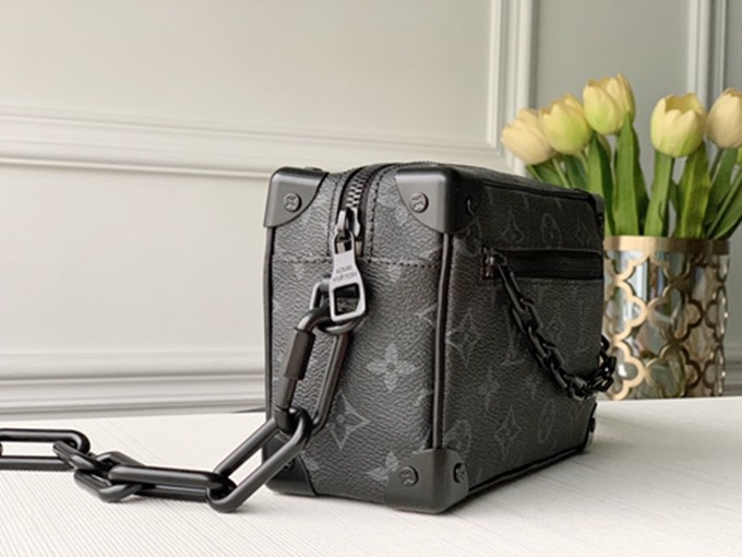 LV M44735  MINISOFTTRUNK黑花盒子包包原單品質-3