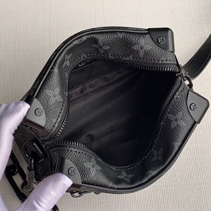 LV M44735  MINISOFTTRUNK黑花盒子包包原單品質-8