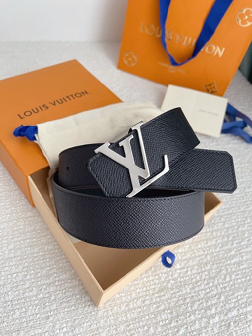 LV 掌紋牛皮皮帶 寬4CM-10