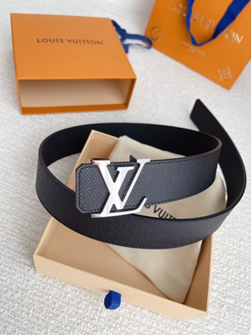LV 掌紋牛皮皮帶 寬4CM-13