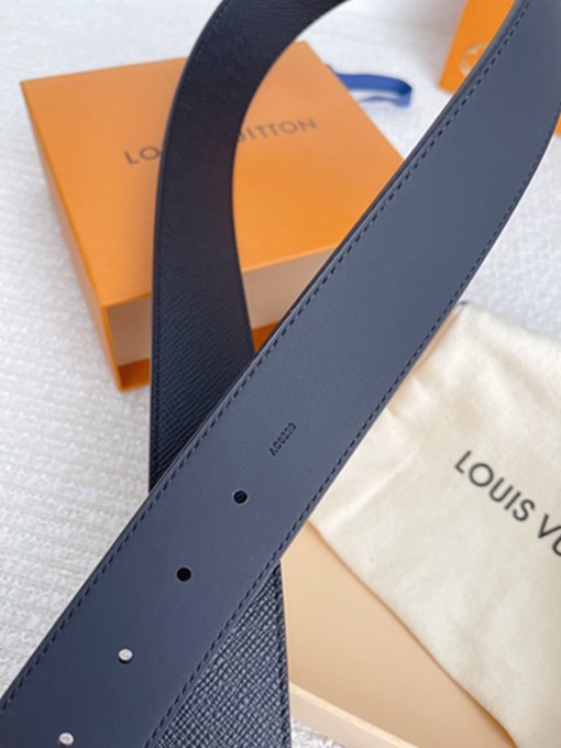 LV 掌紋牛皮皮帶 寬4CM-17