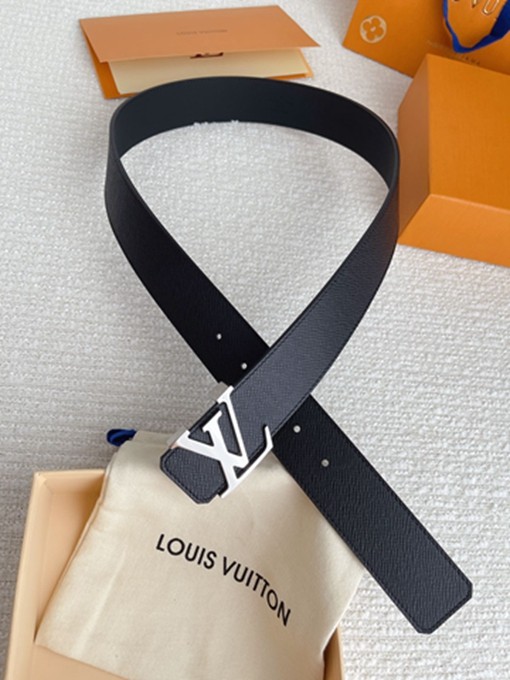 LV 掌紋牛皮皮帶 寬4CM-18