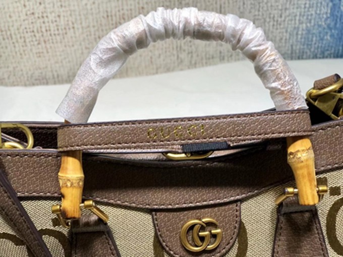 660195 雙G 竹節中號手提包斜背包-4